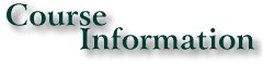 Course Info